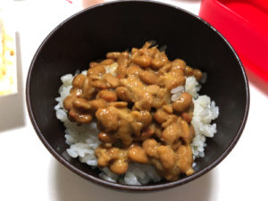 バター納豆ご飯