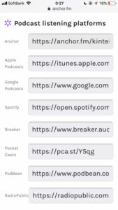 Anchor経由で他のPodcastに配信