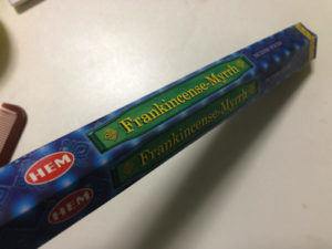 HEM Frankincense Mirrh フランキンセンスミルラのパッケージ