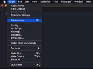 設定をクリック