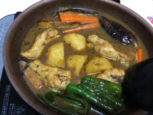 素で作ったスープカレー