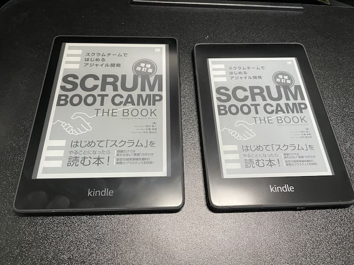 新旧Kindle本体